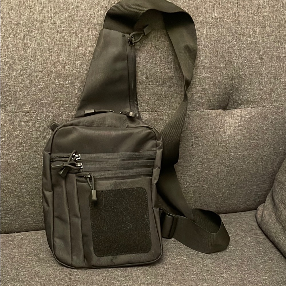 Cross body CCW bag with holster